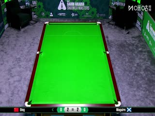 2025斯诺克沙特大师赛32进16 丁俊晖5-2斯蒂芬·马奎尔（朱峰立） 20250813