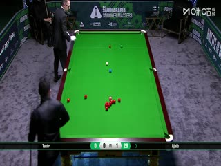 2025斯诺克沙特大师赛第二轮（112进80） 哈里斯·塔希尔0-4菲拉克·阿贾博 20250809
