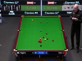 斯诺克球员锦标赛四分之一决赛和半决赛 肖国栋5-6约翰·希金斯 20250322