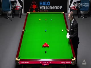 斯诺克世锦赛资格赛96进64及64进32 大卫·吉尔伯特10-6巩晨智（第二阶段） 20250413