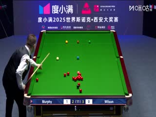 2025斯诺克西安大奖赛半决赛 肖恩·墨菲6-4加里·威尔逊（秦正） 20251012