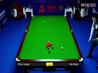 2025斯诺克武汉公开赛32进16 周跃龙1-5斯坦·穆迪 20250826