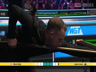 斯诺克威尔士公开赛16进8 马克·塞尔比4-0杰米·琼斯  20250214