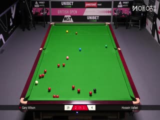 2025斯诺克英国公开赛 加里·威尔逊4-1侯赛因·瓦菲 20250923